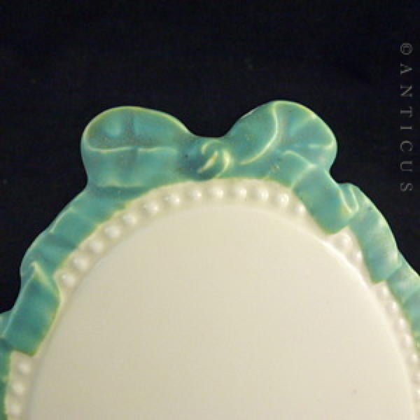 Pair Victorian Porcelain Menu Boards.