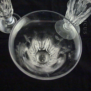 Mixed Set of Six 19th Century Cordial or Jelly Glasses.