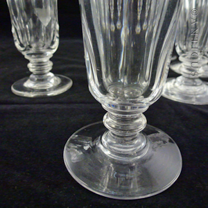 Mixed Set of Six 19th Century Cordial or Jelly Glasses.
