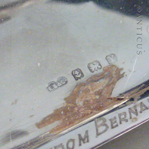 Sterling Silver Powder Compact, 1948.