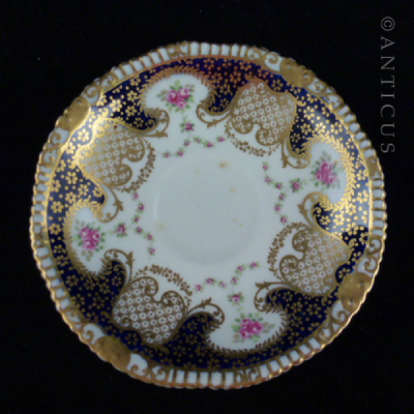 Antique Set Demi Tasse Coffee Cups and Saucers.