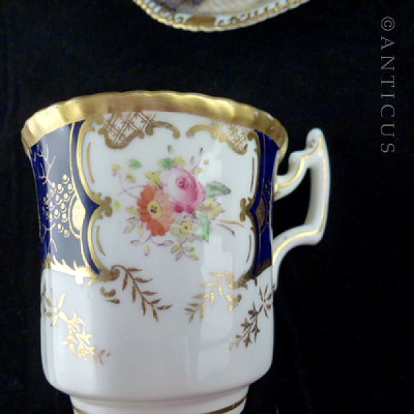 Antique Set Demi Tasse Coffee Cups and Saucers.