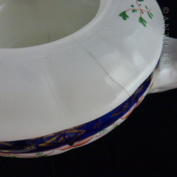 Cambrian Gaudy Welsh Tea Set, Early 1800s