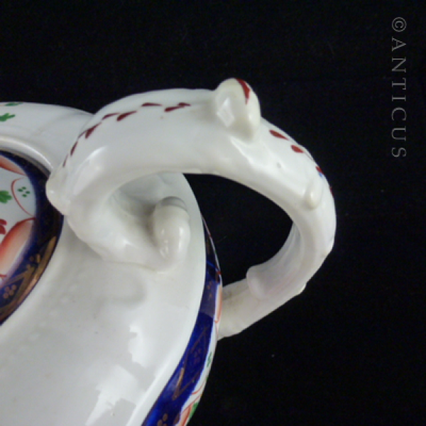 Cambrian Gaudy Welsh Tea Set, Early 1800s