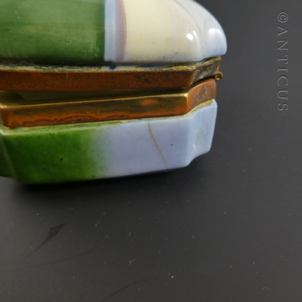 Dutch Goose Girl Pill or Trinket Box.