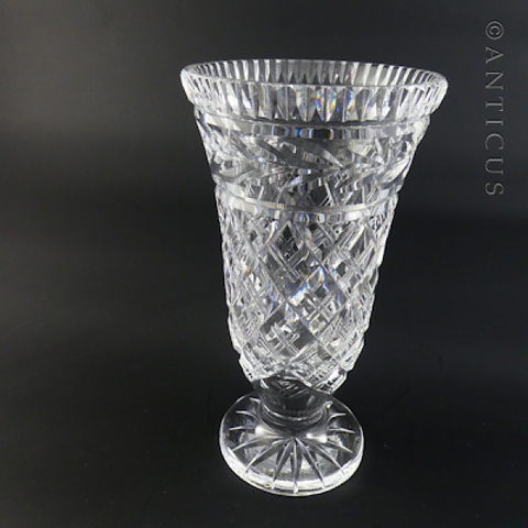 Waterford Crystal Vase, Vintage.