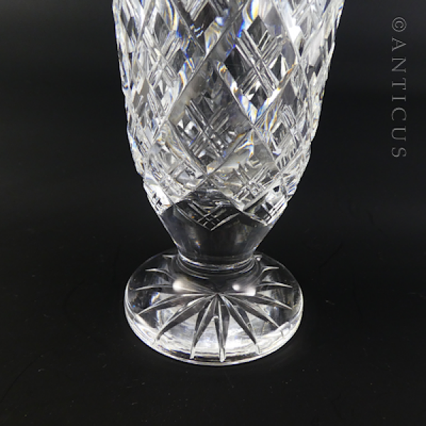 Waterford Crystal Vase, Vintage.