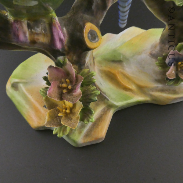 Adderley Budgies Figurine, Bone China.