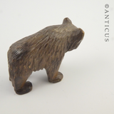 Small Carved Bear, Black Forest.