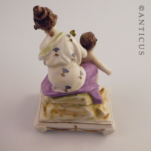 Three European Figurines, Damage.