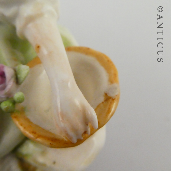 Three European Figurines, Damage.