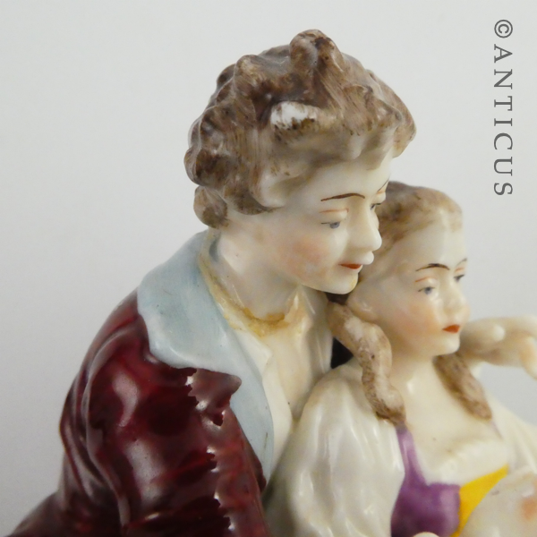 Three European Figurines, Damage.