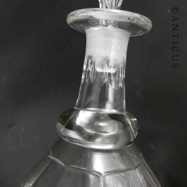 Georgian Decanter, Very Heavy.