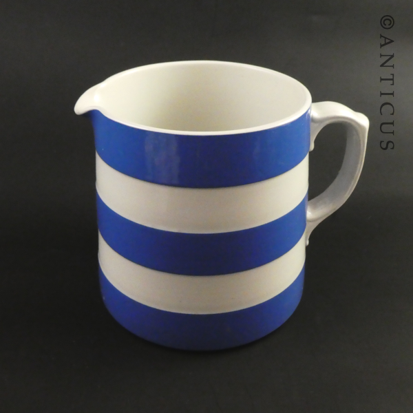 Cornish Ware Blue and White Jug.