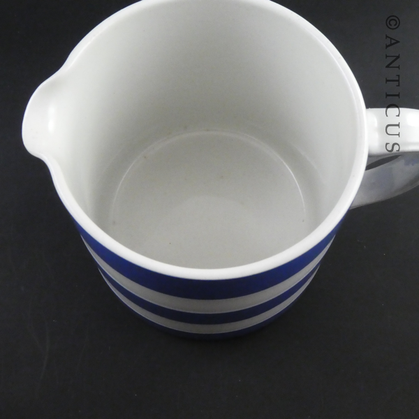 Cornish Ware Blue and White Jug.