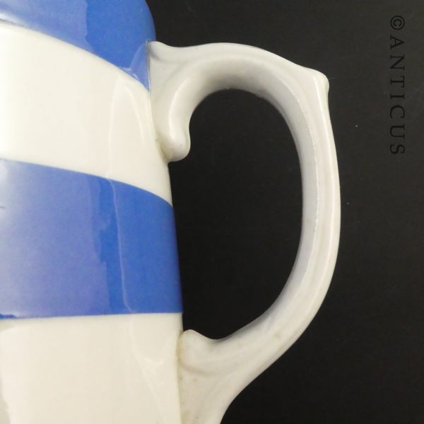 Cornish Ware Blue and White Jug.
