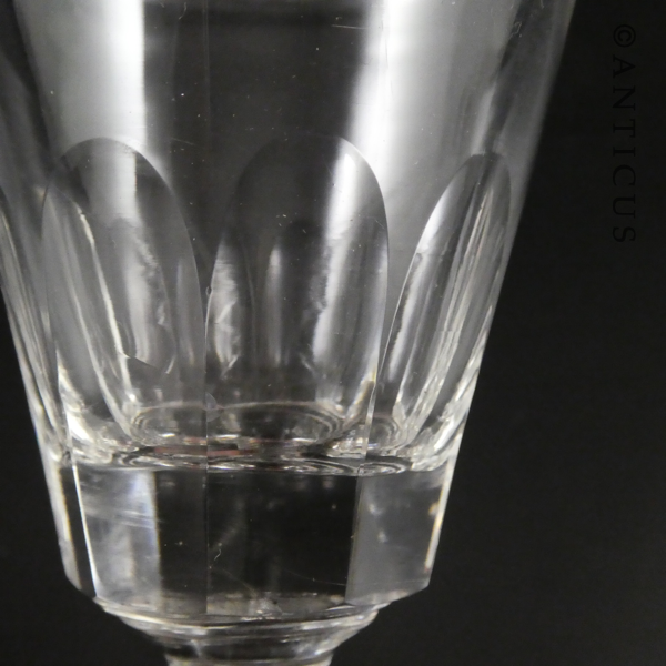 Antique Cordial Glass, Knop Stem.