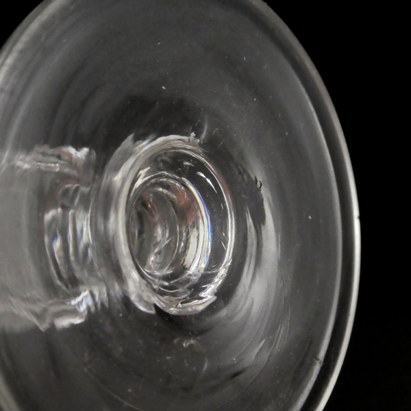 Antique Cordial Glass, Knop Stem.