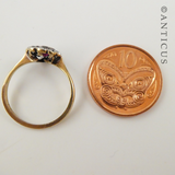18ct Gold Ruby and Diamond Cluster Ring