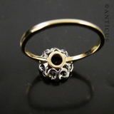 18ct Gold Ruby and Diamond Cluster Ring
