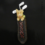 Vintage Scottie Dog Brooch, Golf Bag.