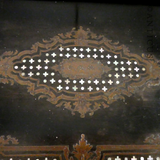 Victorian Rosewood and Pearl Inlaid Writing Slope.