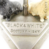 Black & White Scotch Whisky Menu Holder.