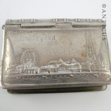 Vesta & Stamp Case , Blackpool Souvenir