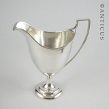 Antique Sterling Silver Helmet Cream Jug.