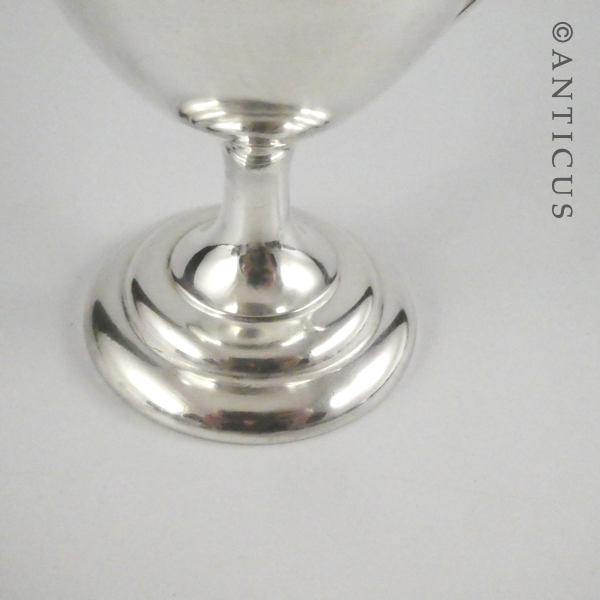 Antique Sterling Silver Helmet Cream Jug.