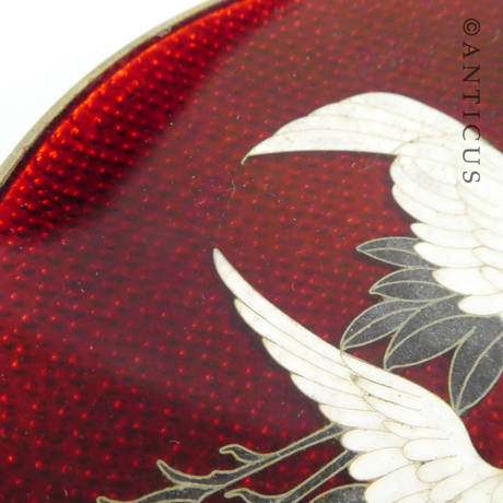 Japanese 1930s Cloisonné Plate.