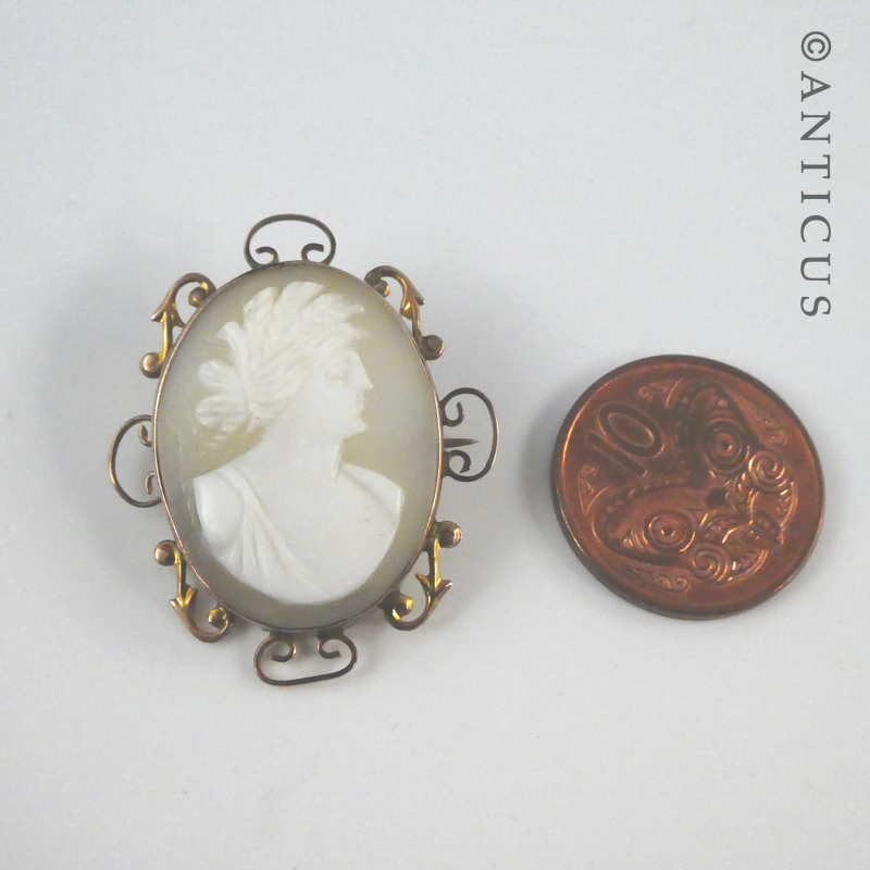Victorian Cameo Brooch.
