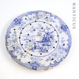 Victorian Blue and White Drainer.