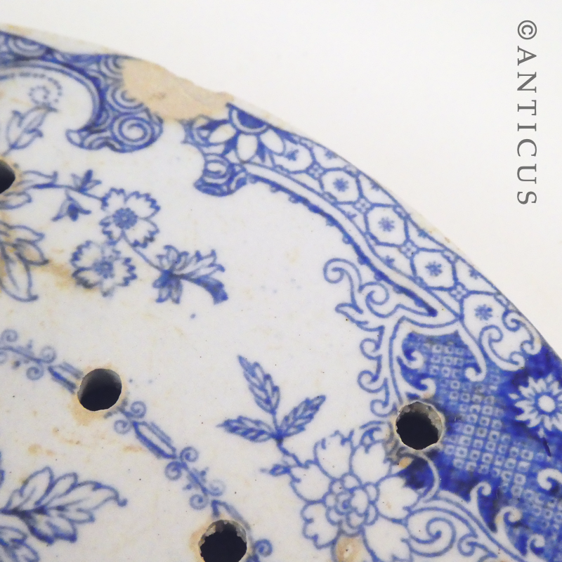 Victorian Blue and White Drainer.