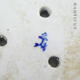 Victorian Blue and White Drainer.