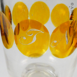 Mid 1800s Bohemian Glass Goblet.