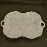 Antique English Drabware?  Embossed Plate