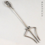Art Nouveau Large Pickle Fork.