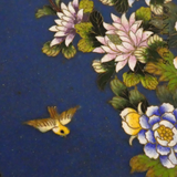Fine Quality Cloisonné Plate, Floral Design.
