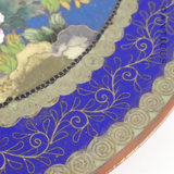 Fine Quality Cloisonné Plate, Floral Design.