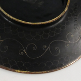 Fine Quality Cloisonné Plate, Floral Design.