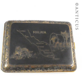 Vintage Japanese Damascene Malaya Cigarette Case