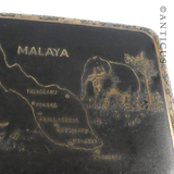 Vintage Japanese Damascene Malaya Cigarette Case