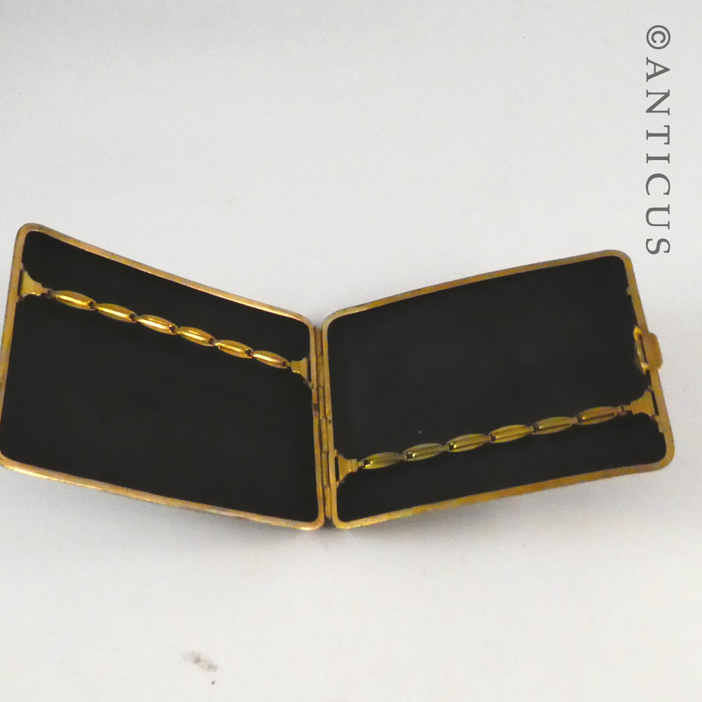 Vintage Japanese Damascene Malaya Cigarette Case