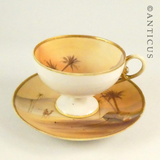 Noritake Desert Scene Cup and Saucer.
