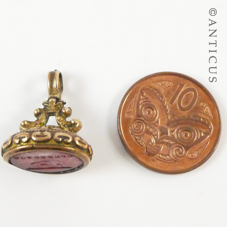 Victorian Fob Seal with Motto.