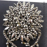 Georgian Period Cut Steel Brooch.