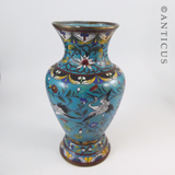 Antique Japanese Cloisonné Vase, Good Quality.
