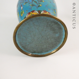 Antique Japanese Cloisonné Vase, Good Quality.