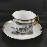 Ngaruawahia Railway Bridge Cup and Saucer.